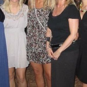 Kenzie leopard ruffle mini dress